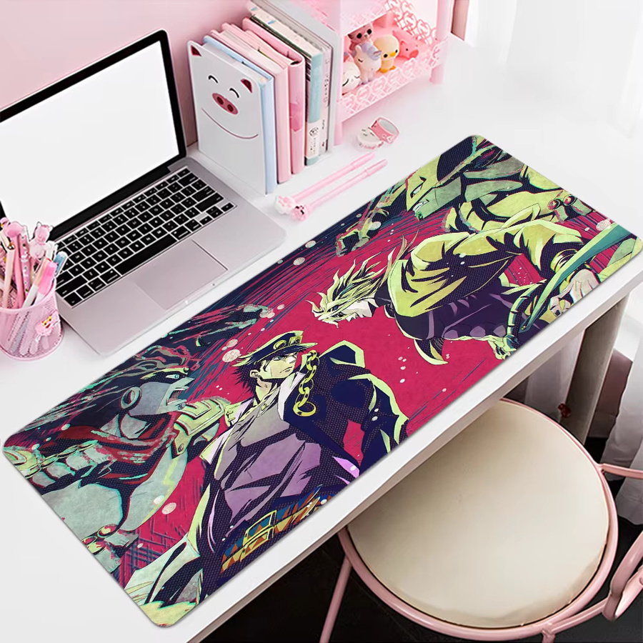 JoJo's Bizarre Adventure INS Tide Große Schreibtischunterlage Multicolour Gaming-Zubehör für PC und Studenten - Bild 5