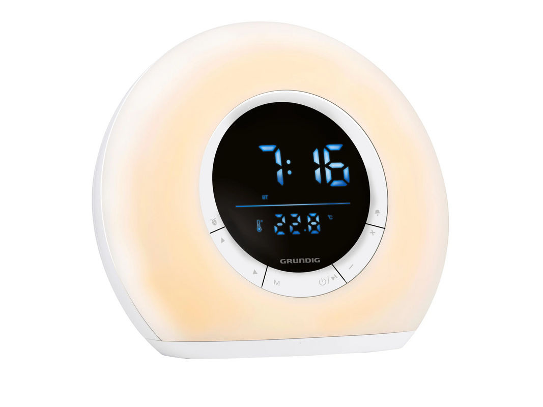 Grundig LED-Lichtwecker mit RGB-Funktion in Weiß - Bild 5