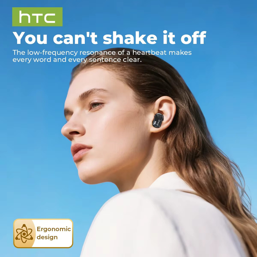 HTC TWS Mini Bluetooth-Ohrhörer mit Rauschunterdrückung und AI Translator in Grün - Bild 3