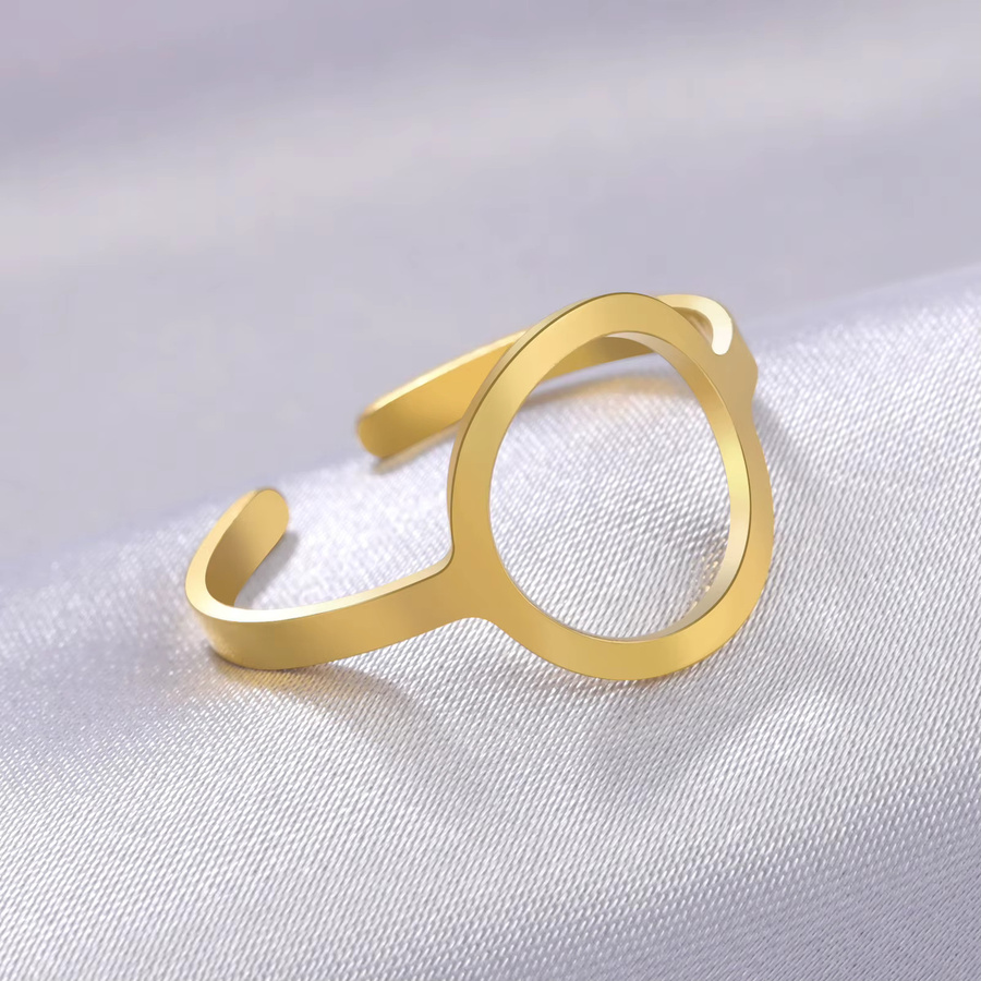 Skyrim Ring, Edelstahl, Gold, Damen, minimalistisch - Bild 2