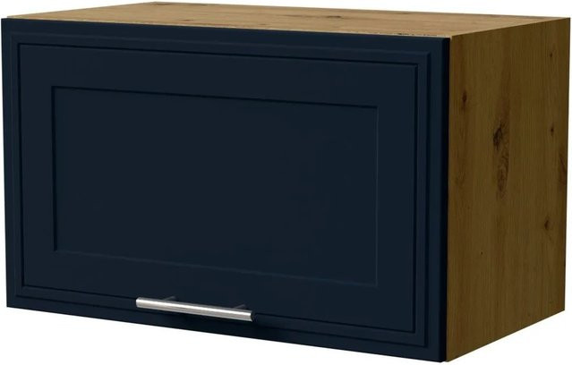 Feldmann-Wohnen Klapphängeschrank Salo W4B/60 in Eiche Artisan und Indigo Matt mit Gasdruckdämpfer, B/T/H: 60 x 32,5 x 36 cm - Bild 1