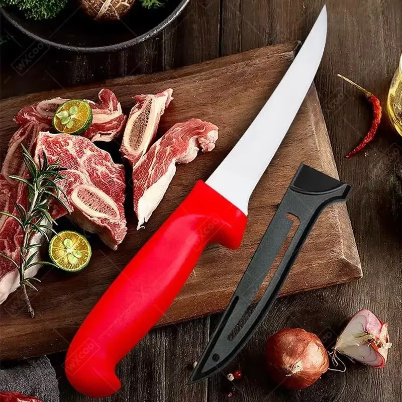 WXCOO Edelstahl-Hautmesser in Silber als vielseitiges Fleisch- und Ausbeinmesser für die Küche - Bild 6