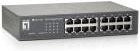 LEVELONE 16-Port Gigabit Ethernet Switch GEU-1621 Schwarz - Bild 1