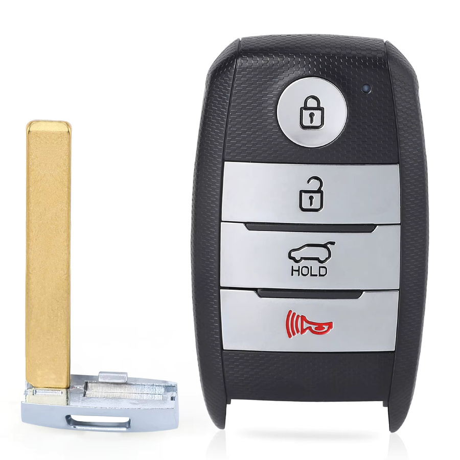 KEYECU Smart Remote Auto Schlüsselanhänger für Kia Optima 2016 bis 2020, 433 MHz, 4 Tasten, Schwarz - Bild 3
