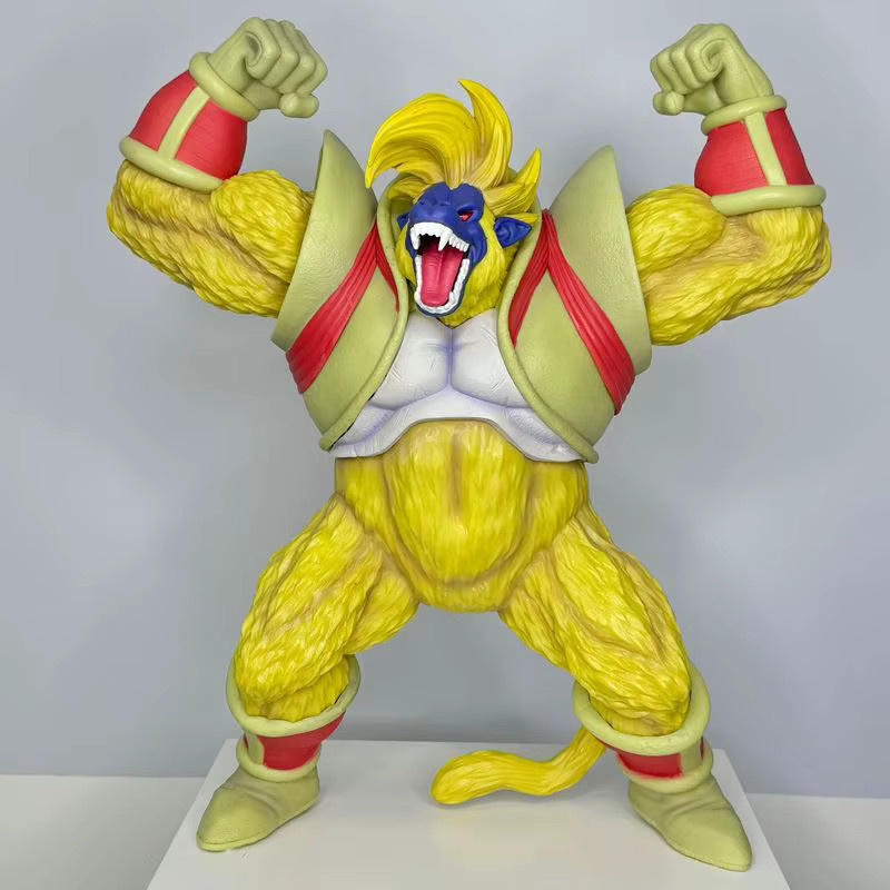Bandai Dragon Ball Vegeta Goku Ape Theaterversion, Action Figur, 39 cm, Goldene Gorilla Statue - Bild 2