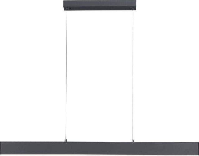 Paul Neuhaus LED-Pendelleuchte NILA 2548-13 in Anthrazit und Weiß, dimmbar mit Fernbedienung, B/H/T: 121 x 120 x 6 cm - Bild 1
