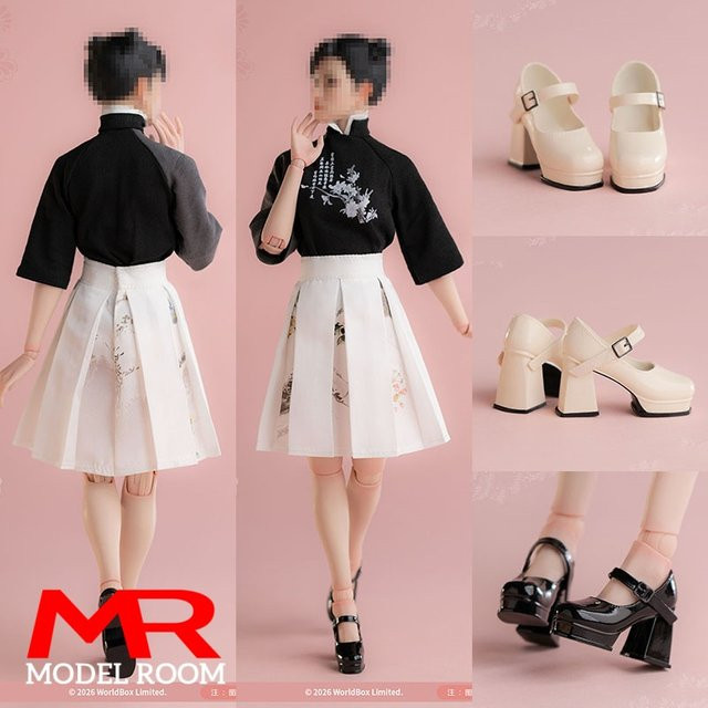 Worldbox Anzug im chinesischen Stil, Hanfu-Kleid, Kleidung, Modell, passend für 12'' weibliche Actionfigur-Körper - Bild 1