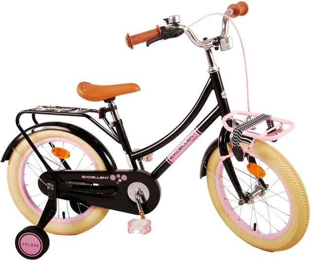 VOLARE Kinderfahrrad Excellent, 16 Zoll, schwarz - Bild 1