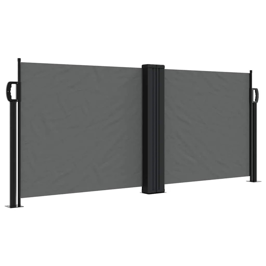 vidaXL Seitenmarkise ausziehbar Anthrazit B: 600 cm, H: 100 cm - Bild 2