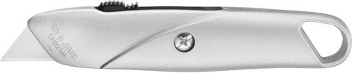 CONNEX Universalmesser aus Zink, schwarz/silberfarben, ausfahrbar mit Haken - Bild 1