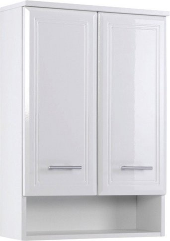 HELD MÖBEL Hängeschrank Neapel in Weiss, modern und glänzend, B/H/T: 50 x 71 x 20 cm - Bild 1
