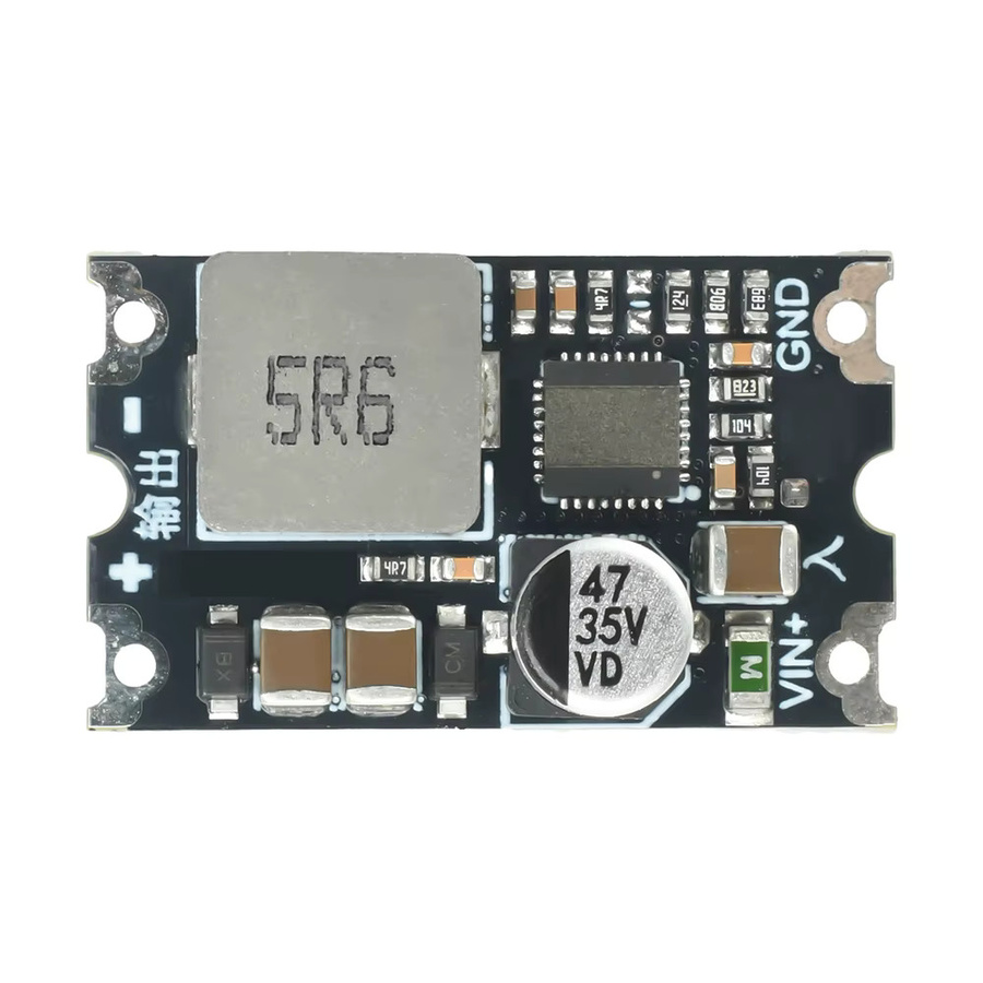 Hocheffizientes DC-DC-Abwärtswandlermodul 6–35 V auf 5 V/12 V mit 8 A und zwei Spannungsausgängen in Schwarz für industrielle Elektronik - Bild 2