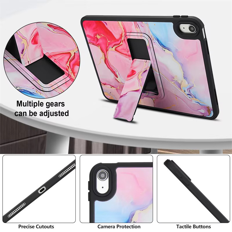 Greliana Schutzhülle aus PC und TPU für iPad Air, iPad Pro 11, iPad mini und verschiedene iPad Modelle in Rot und Mehrfarbig - Bild 2