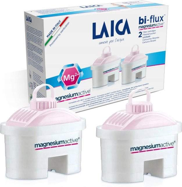 LAICA BI-FLUX MagnesiumActive Filterkartusche für Wasserfilterkrüge in Weiß - Bild 1
