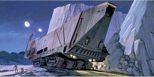Komar Fototapete Vlies Star Wars Classic RMQ Sandcrawler Multicolor B: 500 cm, H: 250 cm - Bild 1