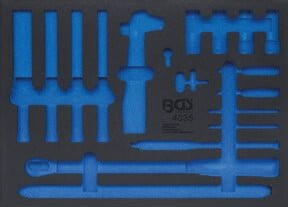BGS Werkstattwageneinlage 3/3 blau für Art. 4035 - Bild 1