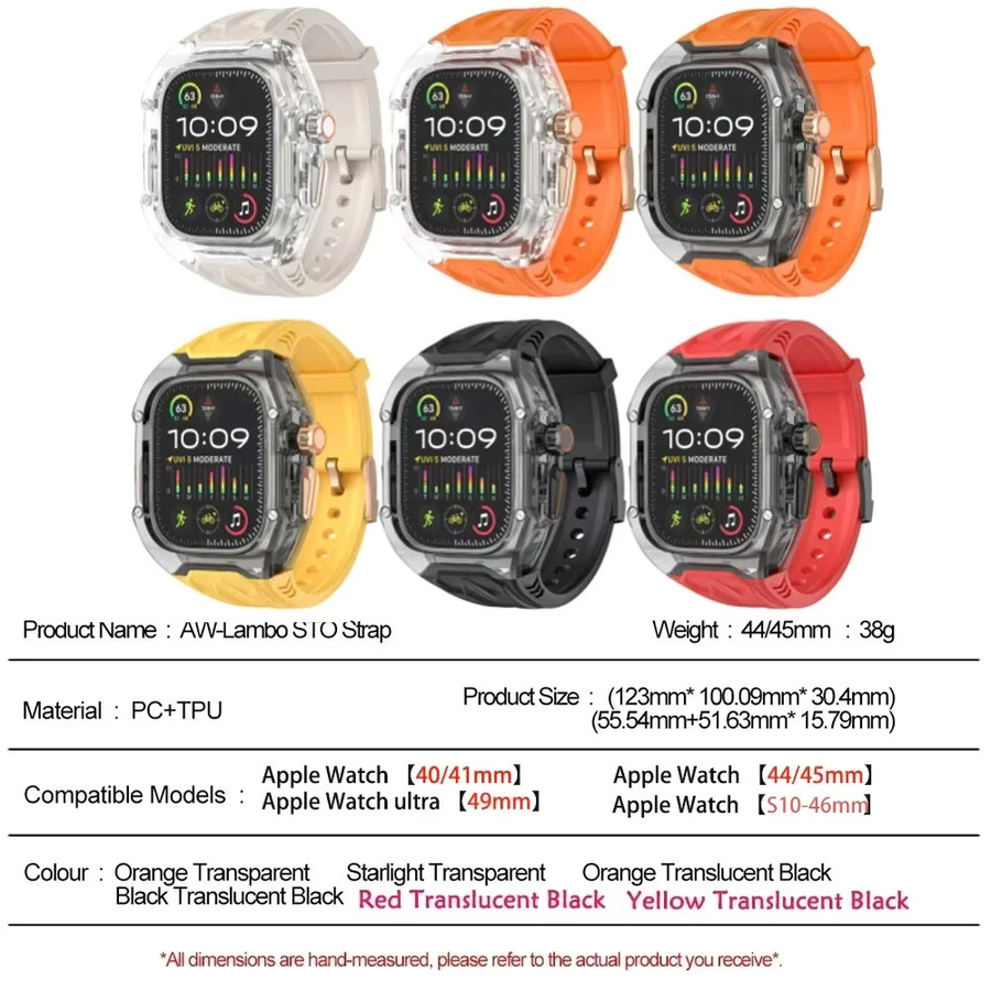 FancyWrist Modifikationsset für Apple Watch, Armband + Gehäuse, Unisex - Bild 5