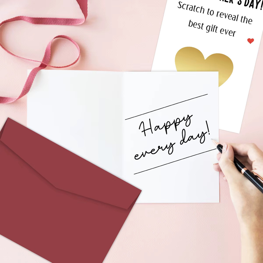 Interaktive Happy Mother's Day Grußkarte mit Umschlag als Dankeschön-Karte für Deine Mama - Bild 2