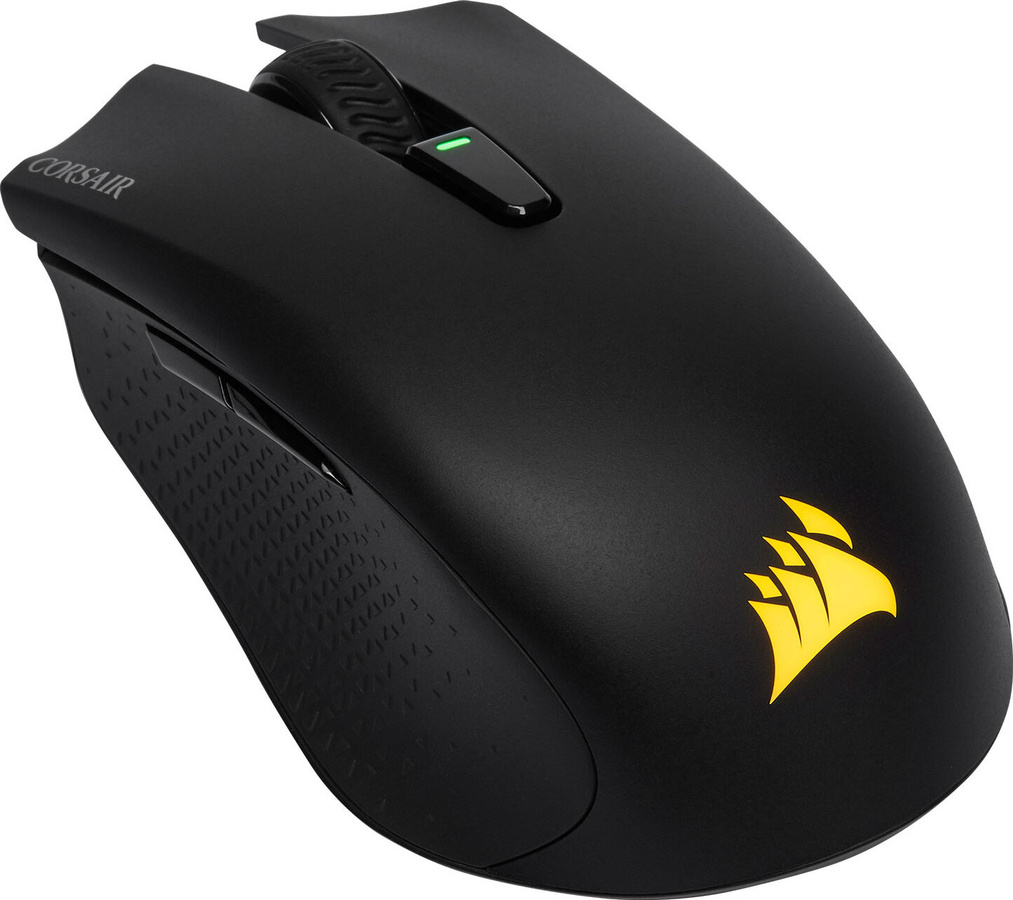 Corsair Harpoon RGB Wireless Gaming-Maus, Schwarz, Optisch, RF Wireless + Bluetooth, 10000 DPI - Bild 1