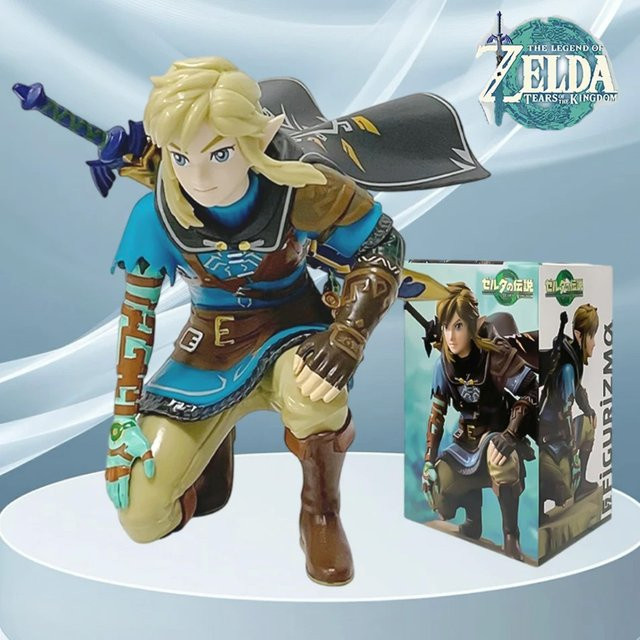 Bandai The Legend of Zelda Link Kingdom of Tears Statue, Spiel-PVC-Handmodell, Fantasy, Kunststoff, Bunt / Mehrfarbig - Bild 1