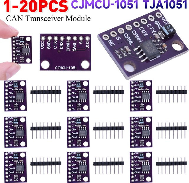 CJMCU-1051 TJA1051 CAN Transceiver Breakout Board in Lila mit 1 Mbit/s Datenrate - Bild 1