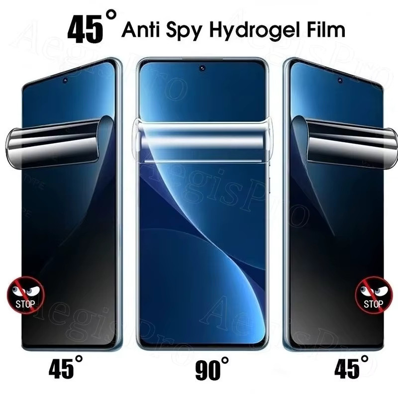 Anti-Spionage Sichtschutz Hydrogelfolie für Samsung Galaxy S21 S22 S23 S24 S25 S26 Plus Ultra transparent - Bild 3