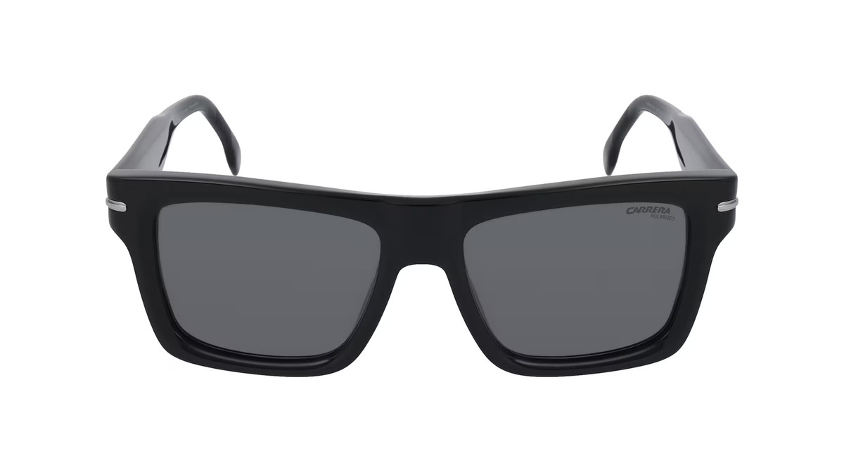 Carrera 305/S Sonnenbrille, Vollrand, Quadratisch, Acetat, Unisex, Schwarz, Grau - Bild 1