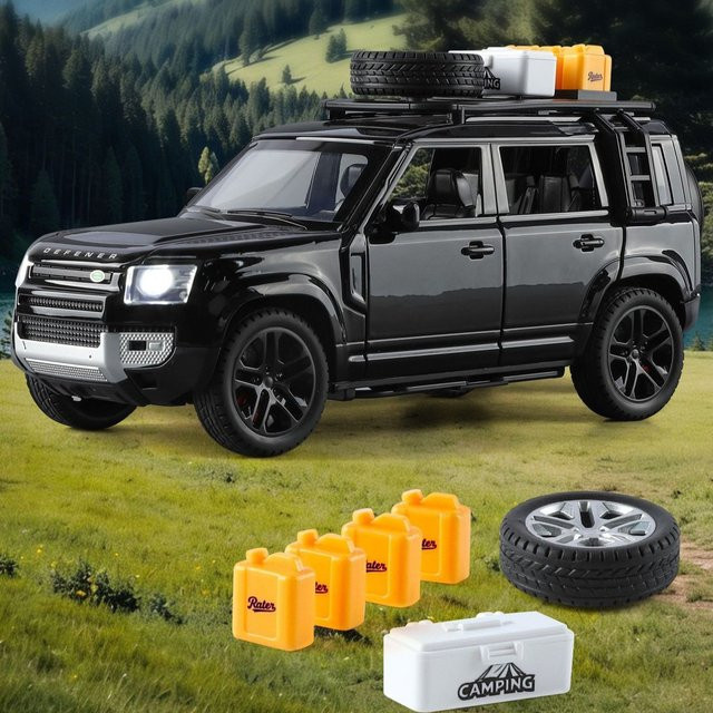 Defender 110 Geländewagen, Spielzeugmodell Auto, 1:24, mit Sound und Licht - Bild 1