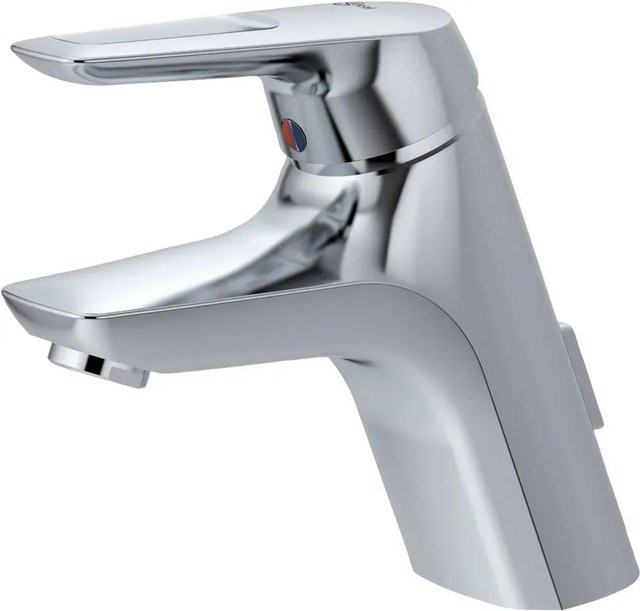 Ideal Standard Waschtischarmatur Ceramix Blue Einhebelmischbatterie in Chrom mit Pop-up-Abfluss und Wassersparfunktion - Bild 1