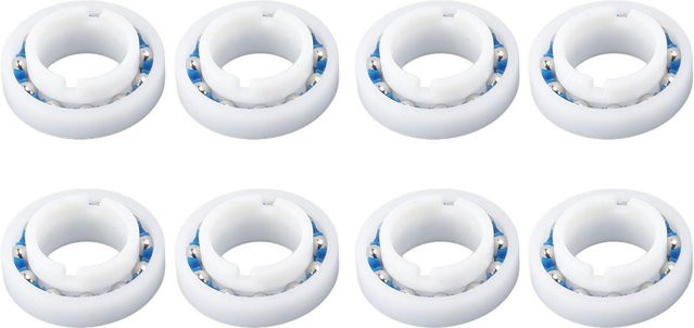 8 Stück Radlager für Zodiac Polaris C 60 Poolreiniger in Weiß - Bild 1