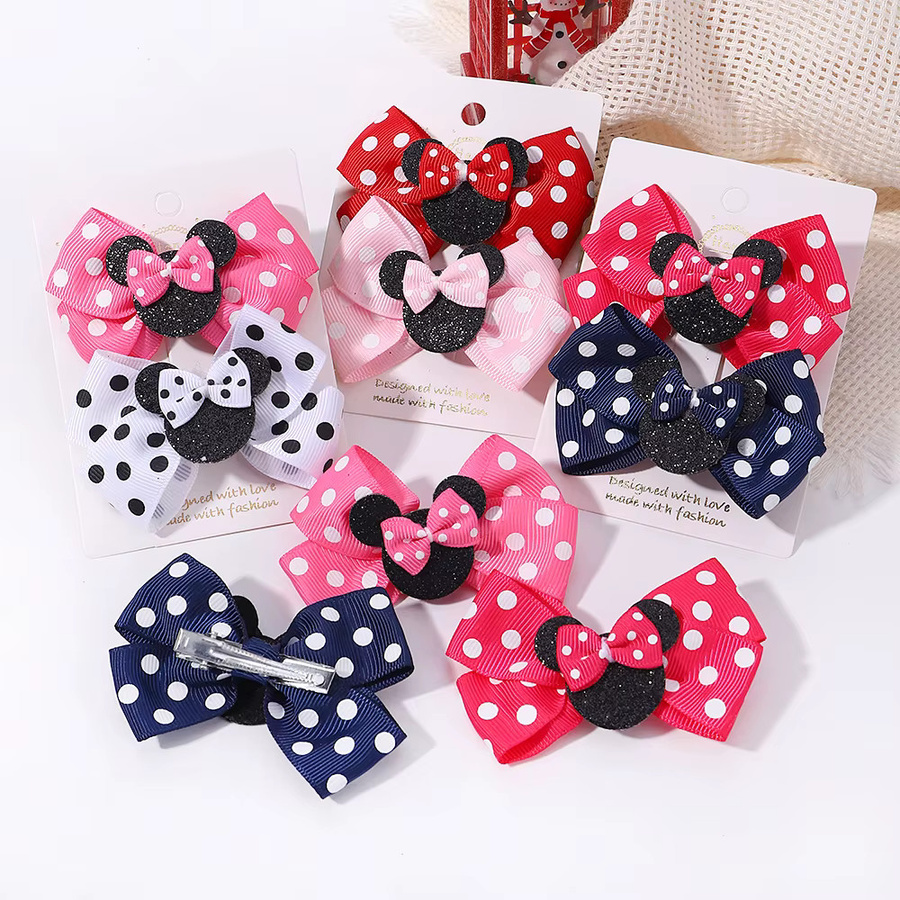 BABY BOWS Haarspange, Schleife, Polka Dot Muster, Kinder - Bild 2