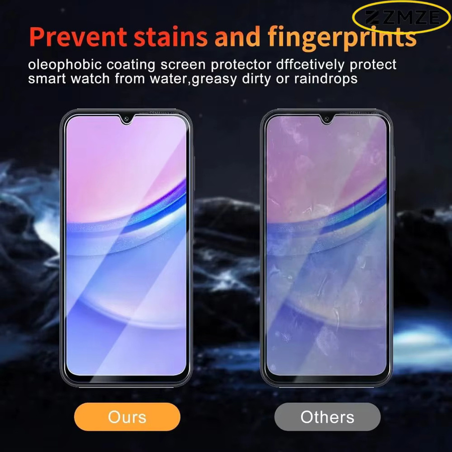 3er-Pack Displayschutz aus gehärtetem Glas für Samsung A05 A54 A71 A35 A55 A26 A90, transparent und kratzfest - Bild 5