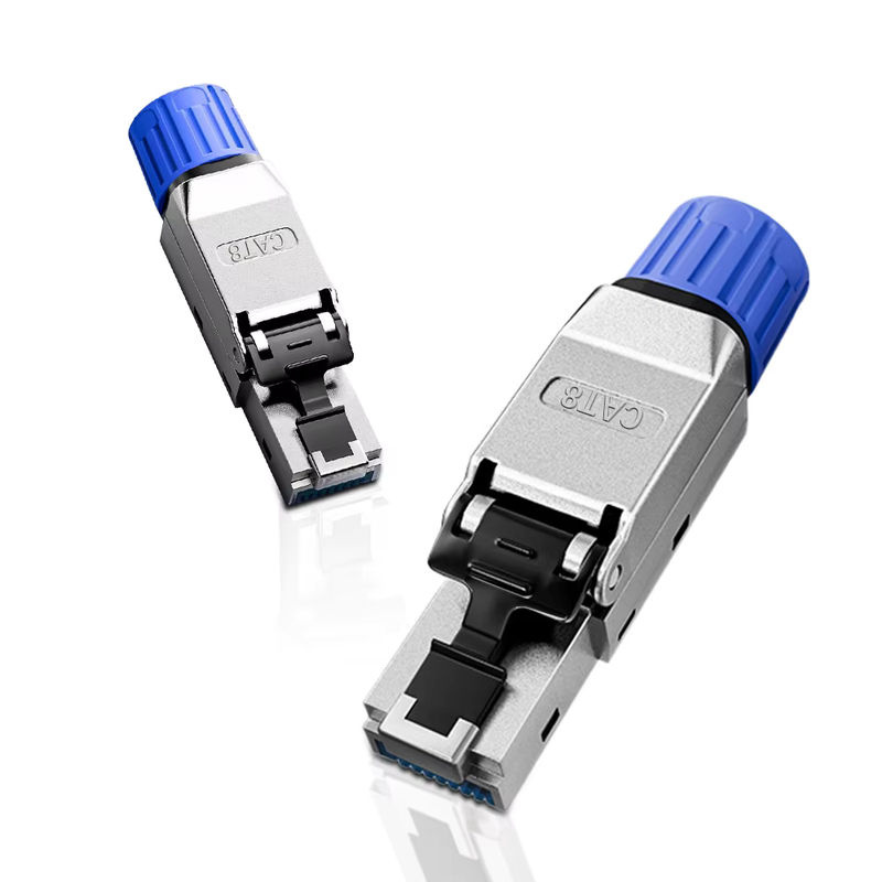 ZoeRax RJ45 Ethernet-Kabelstecker werkzeuglos für CAT8 CAT7 CAT6A STP-LAN-Kabel 22–26 AWG - Bild 7