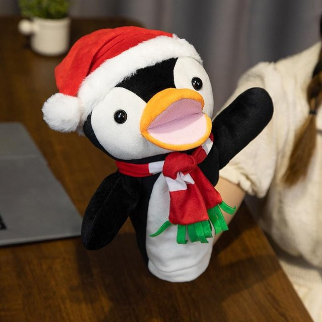 Yiran Health & Beauty Weihnachtshandpuppen Plüschtier, 30cm - Bild 1