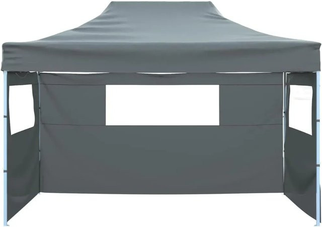 vidaXL Faltzelt mit 3 Wänden in Anthrazit, B/T/H: 450 x 300 cm - Bild 1