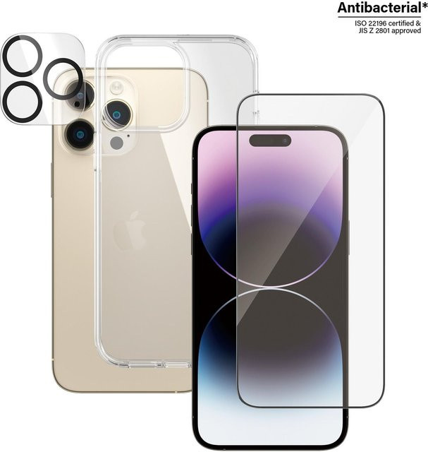 PanzerGlass 3-in-1 Schutz-Set für Apple iPhone 14 Pro Max, transparent - Bild 1