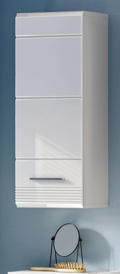 Inn.Furn Hängeschrank Leon Badezimmer Weiß Hochglanz B/T/H: 30 x 23 x 77 cm - Bild 1