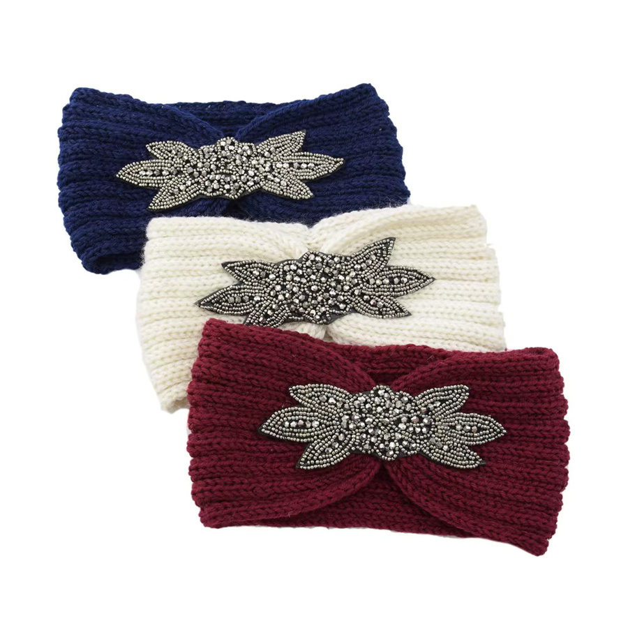 KBAP Stirnband, Edelstein, gestrickt, Damen, Mädchen - Bild 3