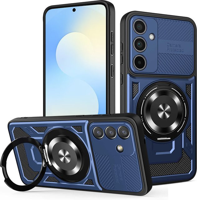 Techsuit RuggedCam Schutzhülle für Samsung Galaxy S25 FE in Blau - Bild 1