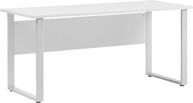 PROREGAL Schreibtisch Hippo für das Büro in Lichtgrau, H x B x T: 73 x 160 x 75 cm - Bild 1