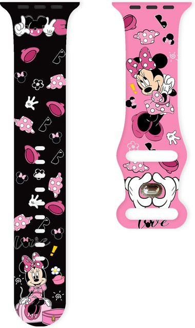 Potdemiel Uhrenarmband Silikon, Minnie Serie, Bunt, Verspielt - Bild 1