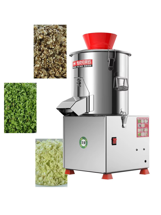 LEIBIN BL Küchenmaschine mit 750W als Mixer, Gemüseschneider und Fleischwolf in Silber aus Edelstahl - Bild 1
