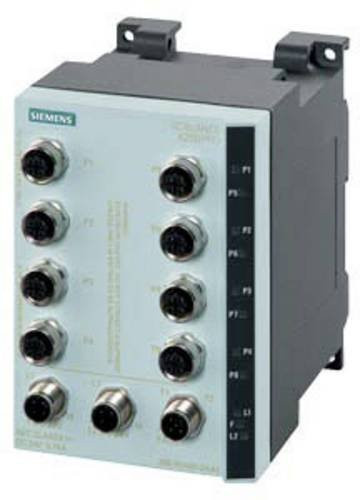 Siemens Netzwerk Switch 6GK5208-0HA10-2AA6 Ethernet/LAN 10/100 MBit/s Grau - Bild 1