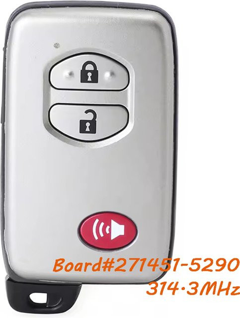 DIYKEY Smart Remote Key Fob 314,3 MHz Ersatzschlüssel für Toyota 4Runner, Prius C, Prius V und Venza (Modell HYQ14ACX) - Bild 1