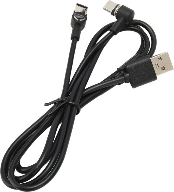Igeteck 2 in 1 Controller Ladekabel mit 90 Grad Winkel und Dual Magnet Anschluss Typ C für PS5 und PS VR2 in Schwarz - Bild 1