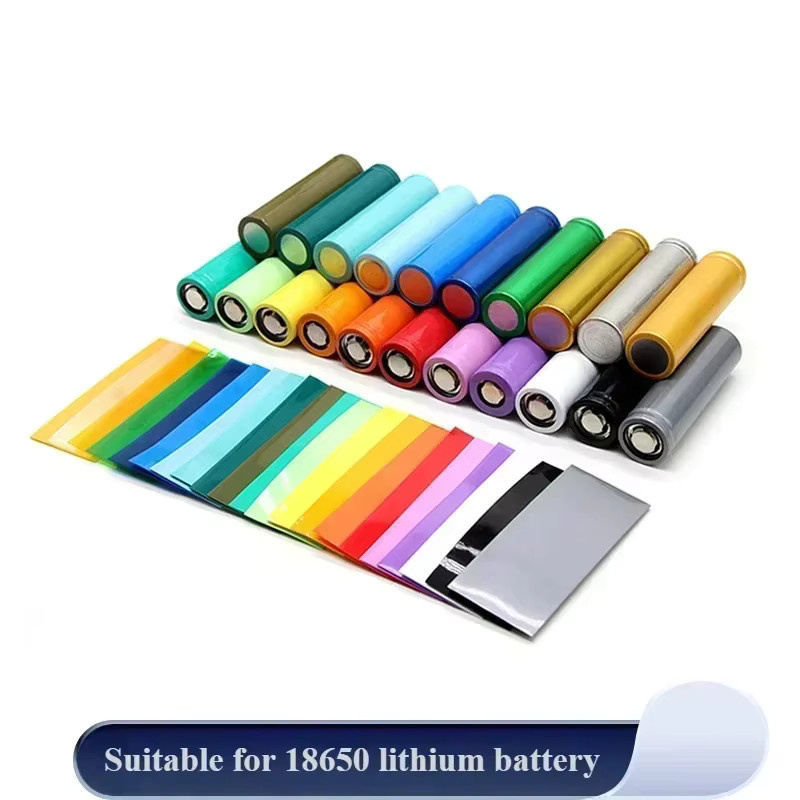 PVC Schrumpfschlauch in Blau und Mehrfarbig für 18650 Lithium-Batterien - Bild 3
