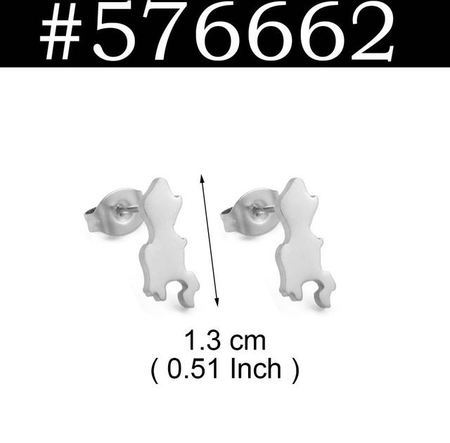Lucky Star Jewelry Ohrstecker, Seychellen Mahe Praslin Karte und Coco de Mer, Edelstahl, Damen, Mädchen - Bild 1