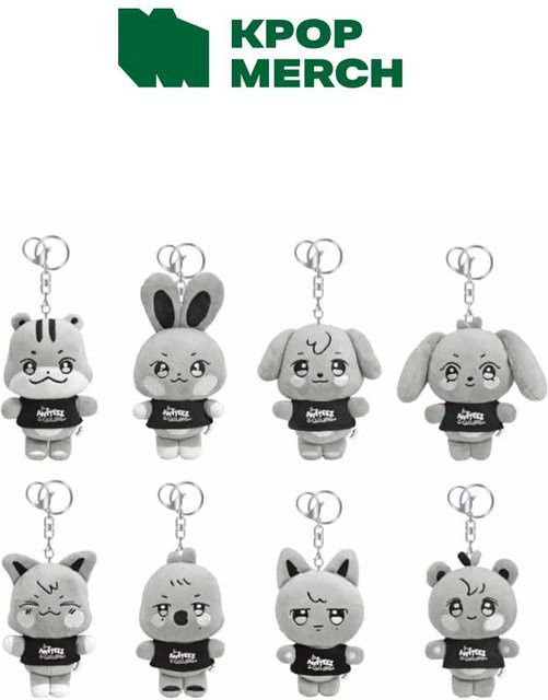 ATEEZ Puppen Schlüsselanhänger, Onyang gray, Unisex - Bild 1