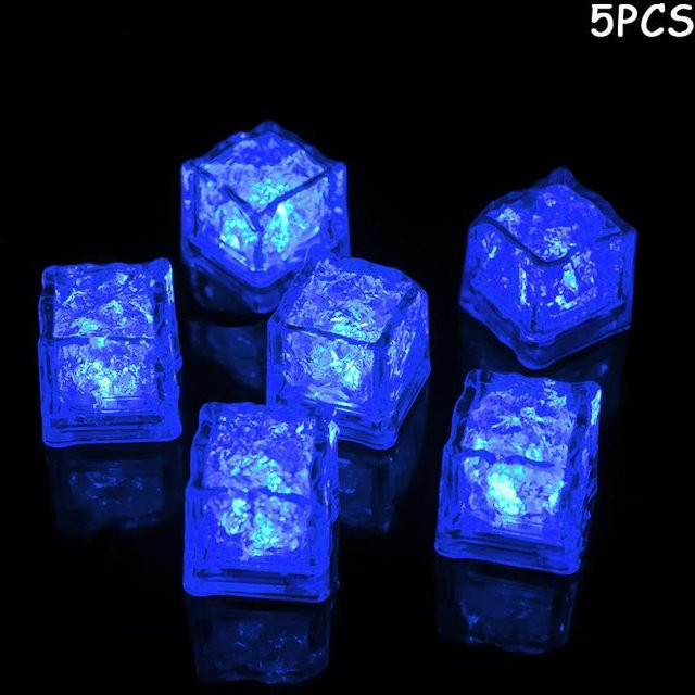 MARKET-3 LED Eiswürfel Wasserdicht Mehrfarbig Blinkend für Party und Hochzeit - Bild 1