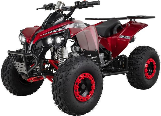 Actionbikes Motors Benzin-Jugend-Quad S-10 ATV Metallic/Rot - Bild 1